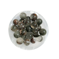 Lodolite "Garden Quartz" Mini Spheres