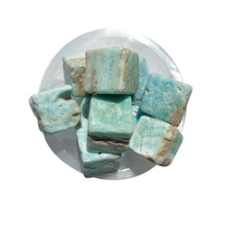 Blue Aragonite Cubes