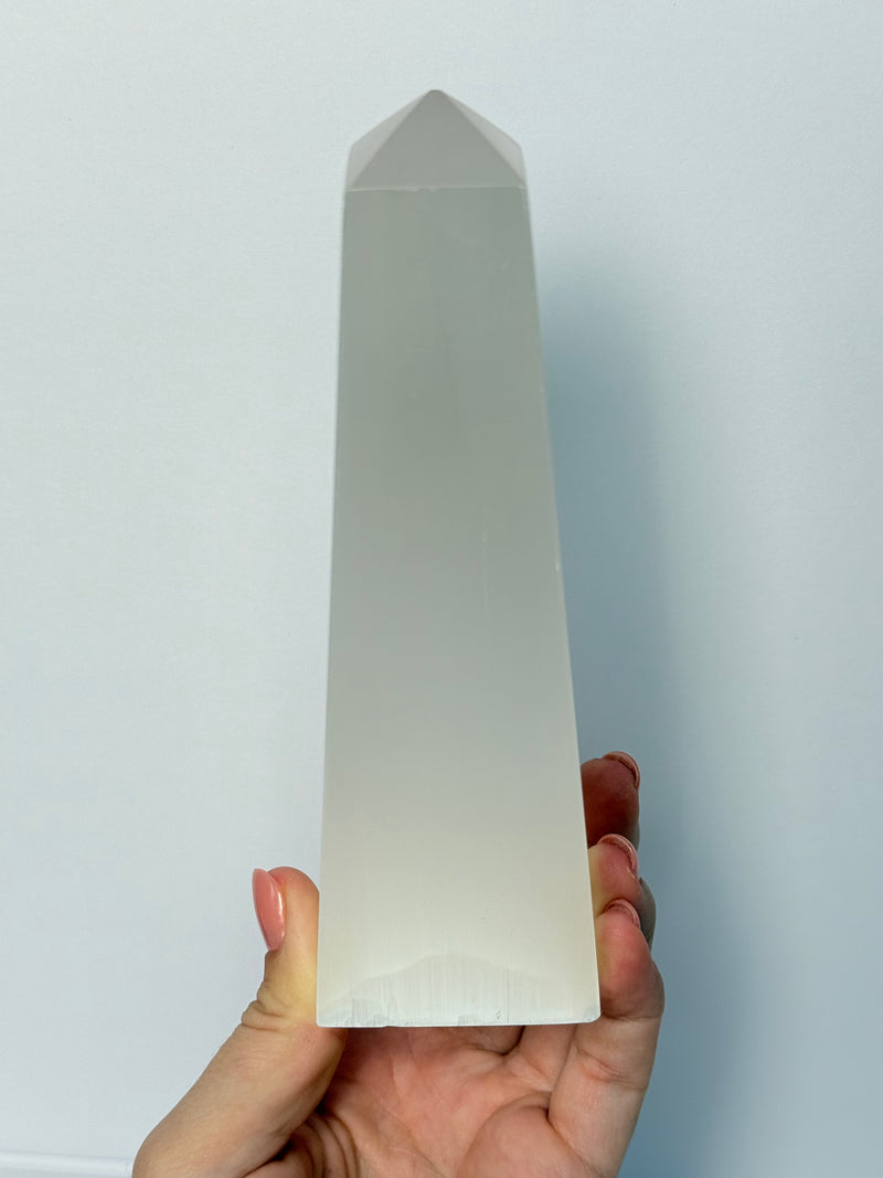 Selenite Obelisk