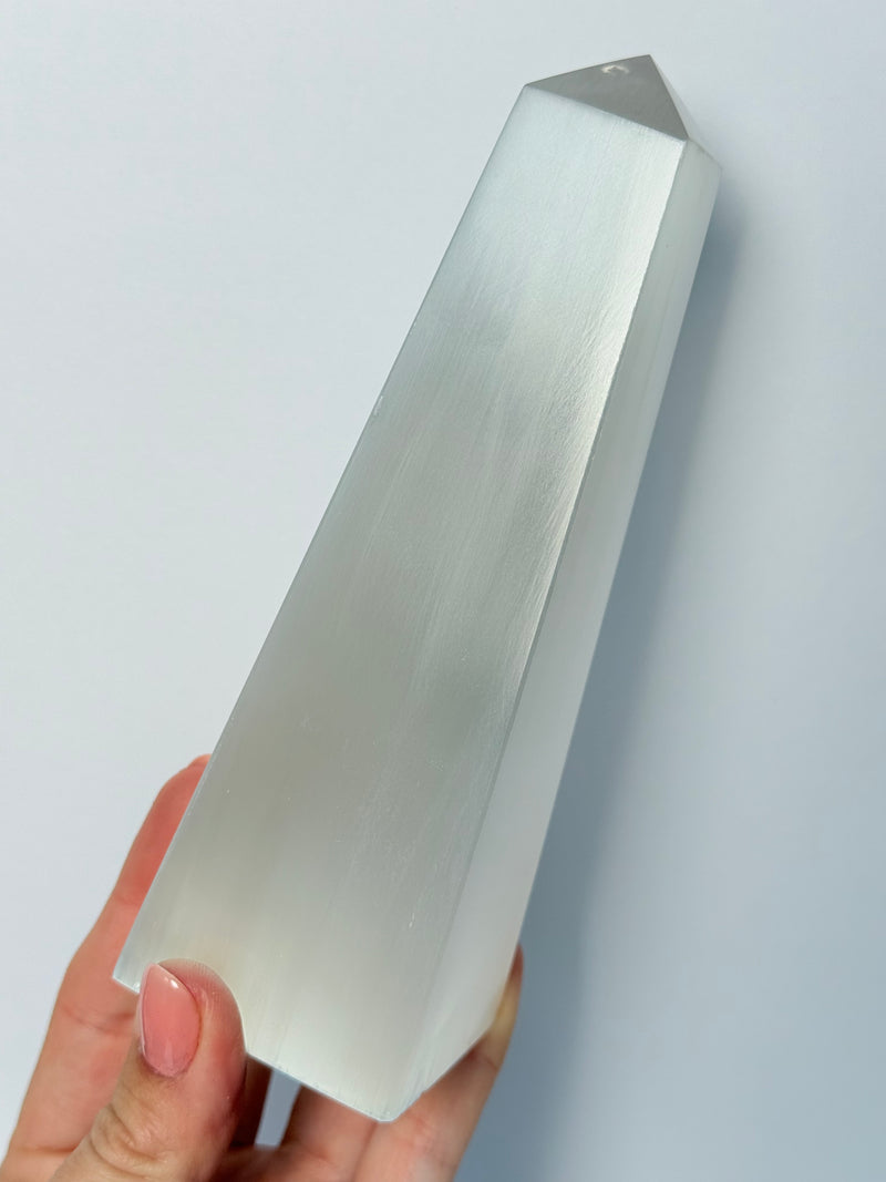 Selenite Obelisk