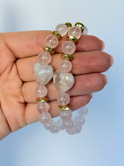 Limited Edition | Rose Quartz & Flower Agate