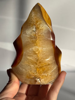 Carnelian Quartz Flame