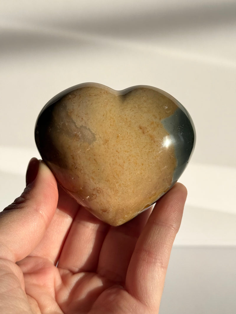 Polychrome Jasper Heart