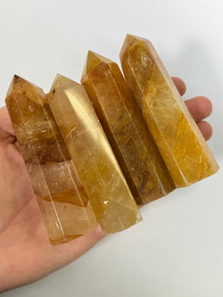 Golden Healer Quartz Towers