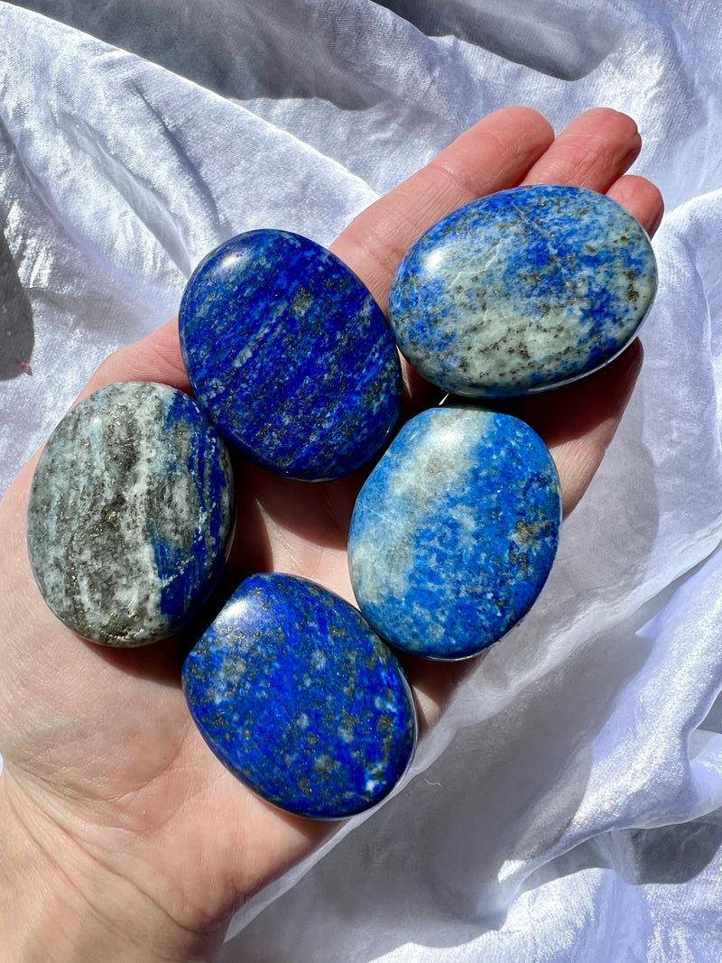 Lapis Lazuli Plam Stones