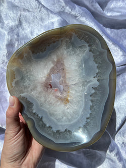 Blue Agate Statement Bowl