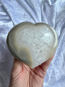 The Tucson Series: Orca Agate Heart