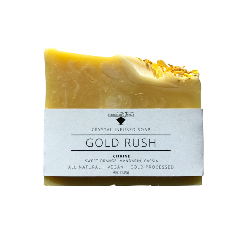 Crystal-Infused Soap - GOLD RUSH