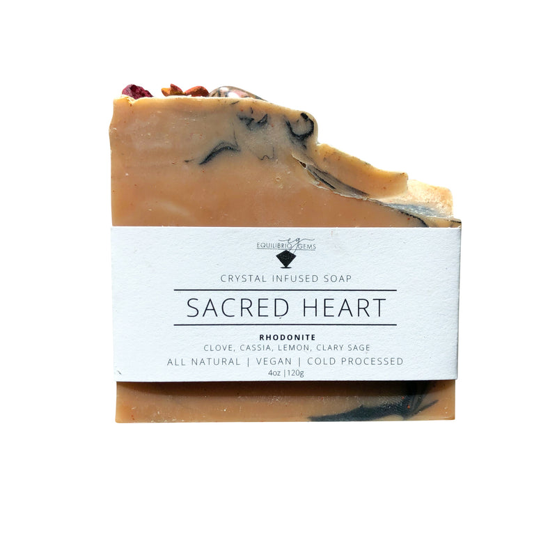 Crystal-Infused Soap - SACRED HEART