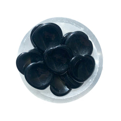 Black Obsidian Heart Worry Stones