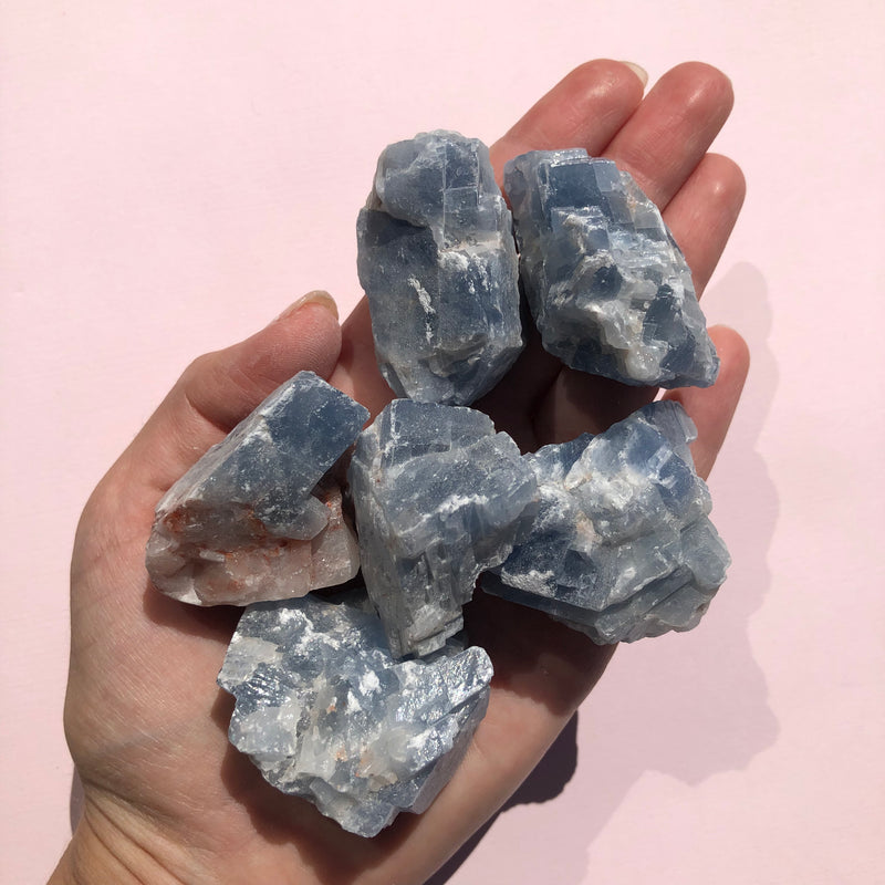 Raw Blue Calcite