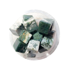 Moss Agate Cubes