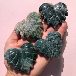 Tropical Moss Agate Leaves