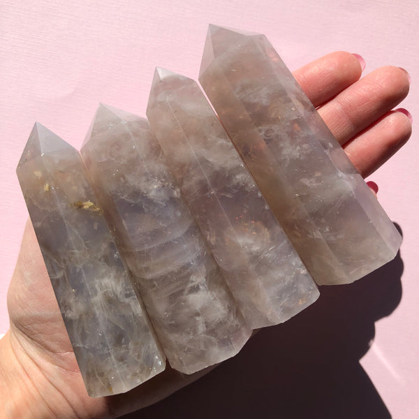 Blue Rose Quartz Towers
